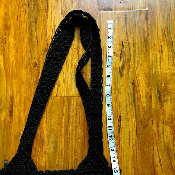 Crochet black purse - Picture 7 of 9